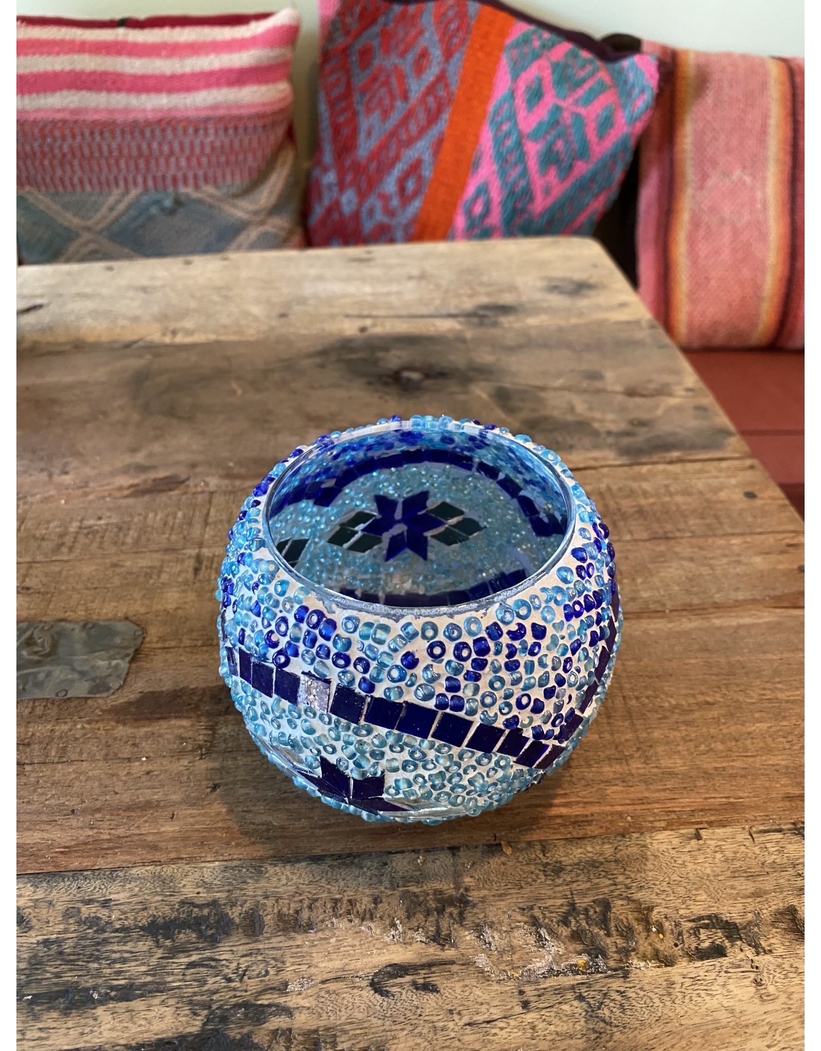 Trade roots 4" Mosaic Candle Holder, Turkey