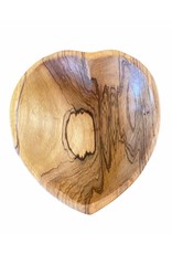 Olive Wood Heart Shaped Bowls