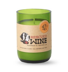 Trade roots Rescued Wine Soy Candle, Mimosa