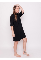 Trade roots Eve Black, Cotton/Spandex Dres
