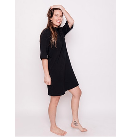 Eve Black, Cotton/Spandex Dres