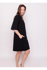 Trade roots Eve Black, Cotton/Spandex Dres