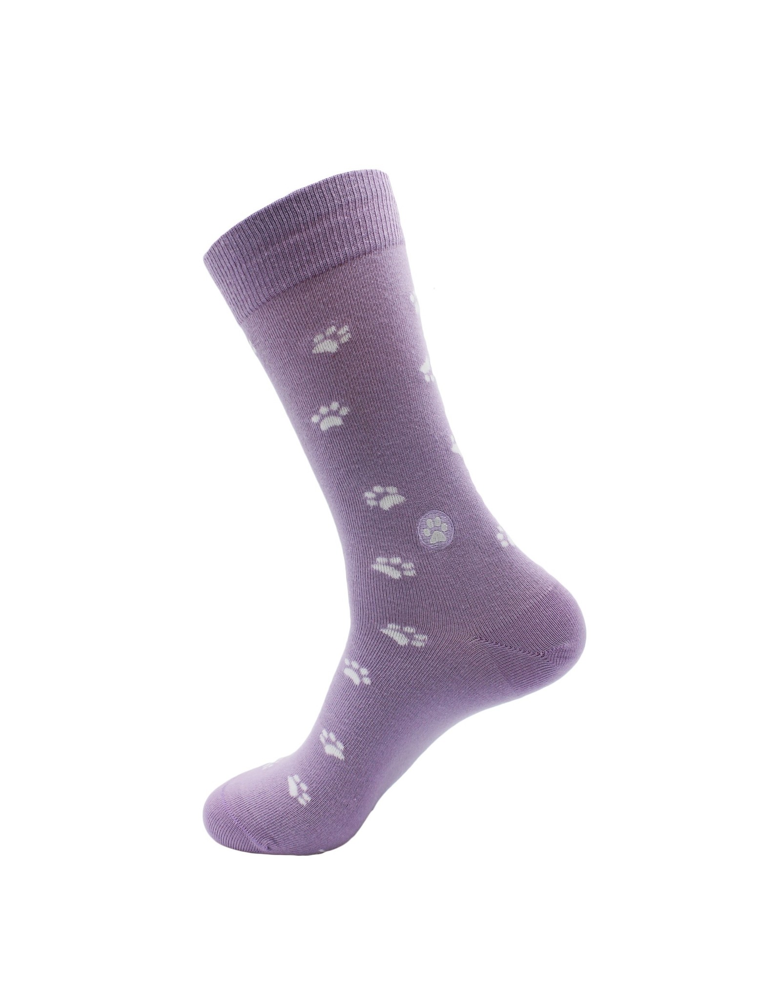 Trade roots Socks That Save Dogs, Purple Paw Prints