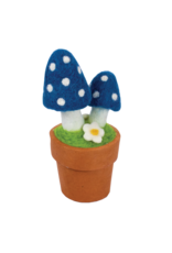 Trade roots Potted Plant Magic Mushroom Blue, Nepal