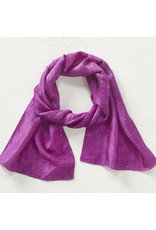 Trade roots Amethyst Silk Scarf, India