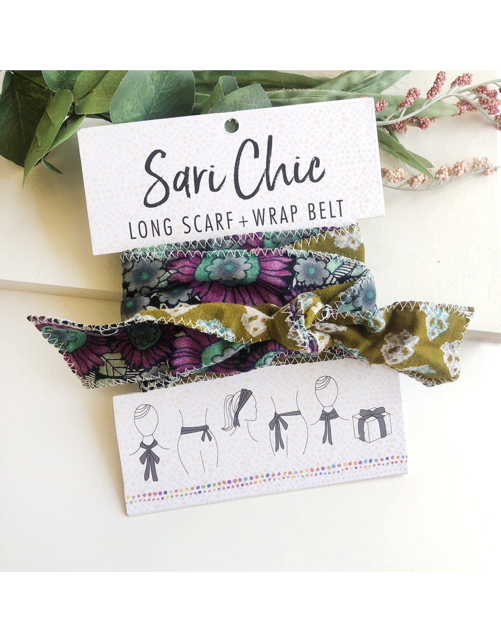 Sari Chic Long Scarf/Wrap Belt, India