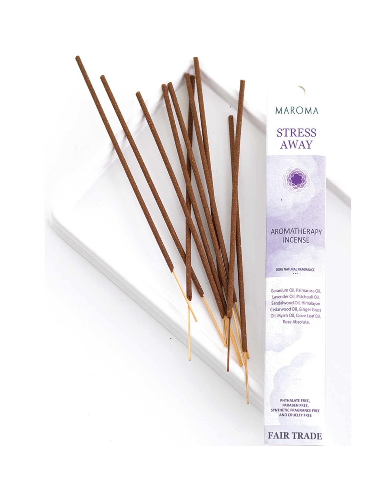 Trade roots Aromatherapy Incense. Stress Away, Inda