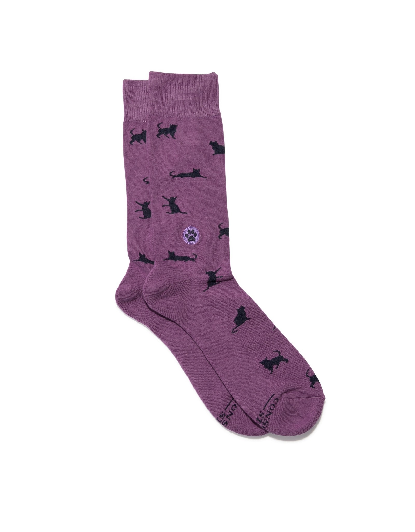 Trade roots Socks that Save Cats; Purple