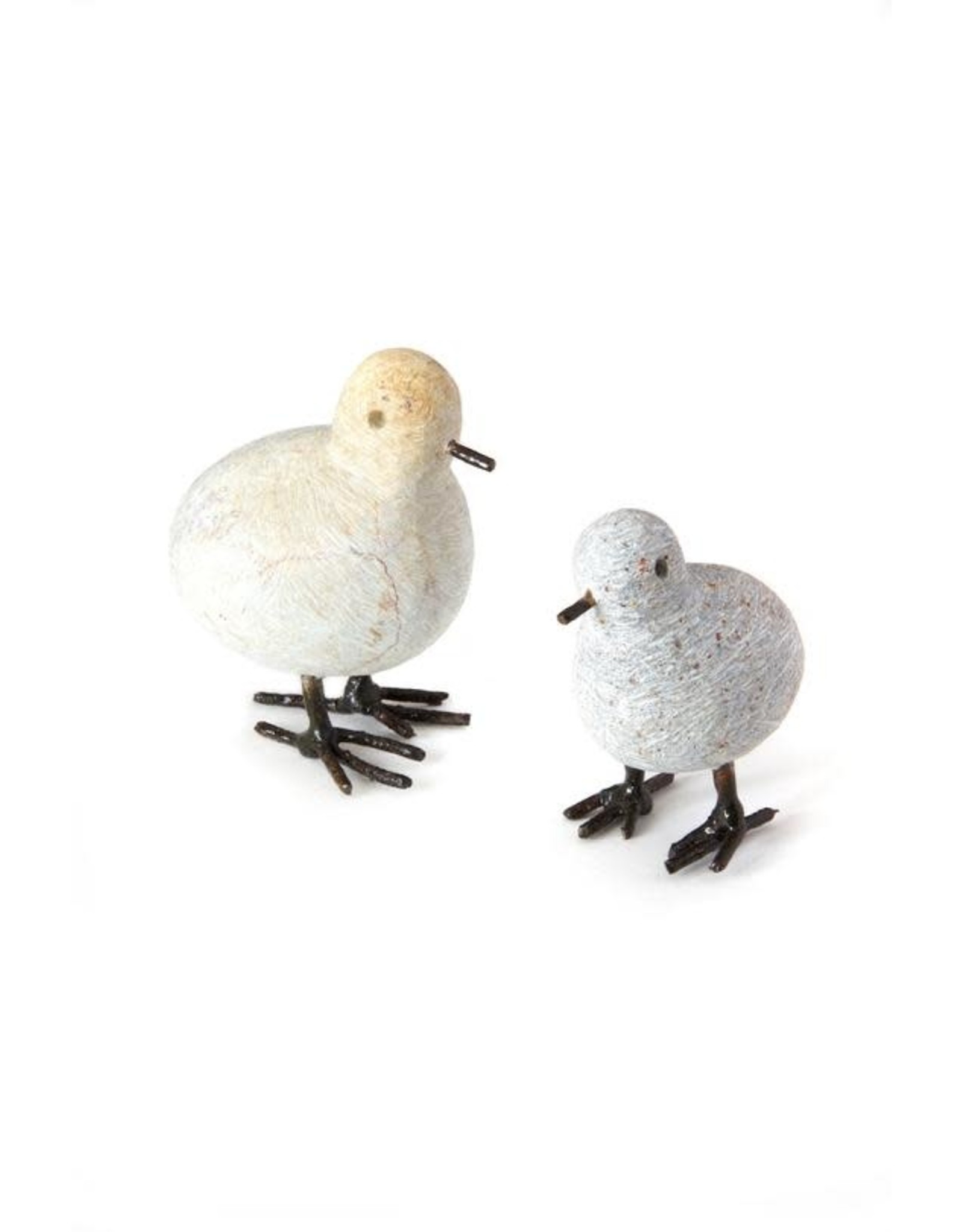 Trade roots Serpentine Stone and Metal, Chickadee, Zimbabwe