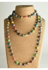 Trade roots Extra Long Paper Bead Necklace