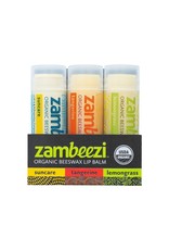 Trade roots Lip Balm, 3 VARIETY PACK Suncare, Tangerine, Lemongrass