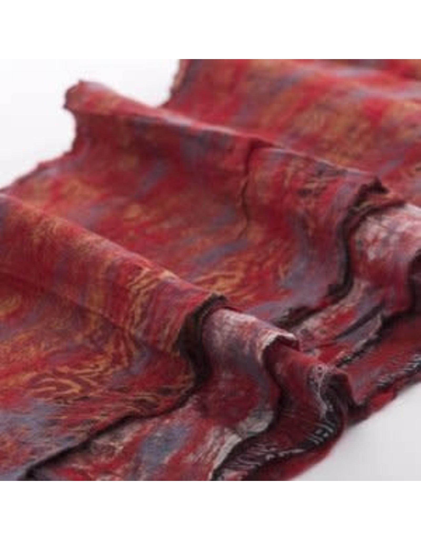 Vintage Felt Sari Scarves, Nepal