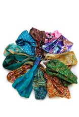 Trade roots Recycled Silk Sari Headbands, Vintage Silk,Nepal