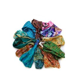 Recycled Silk Sari Headbands, Nepal