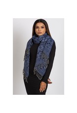 Trade roots Jacquard Weave Wool Shawl