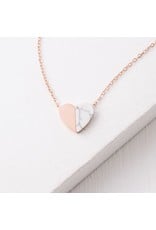 Give hope Mother of Pearl &  Gold Necklace