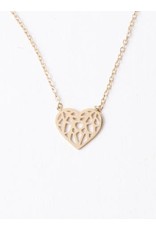 Ling Gold Heart Necklace, China