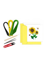 Advanced Quilling Card kit, Sunflower