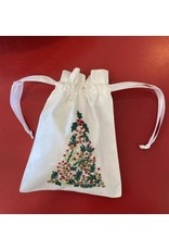 Embroidered Draw String Pouch