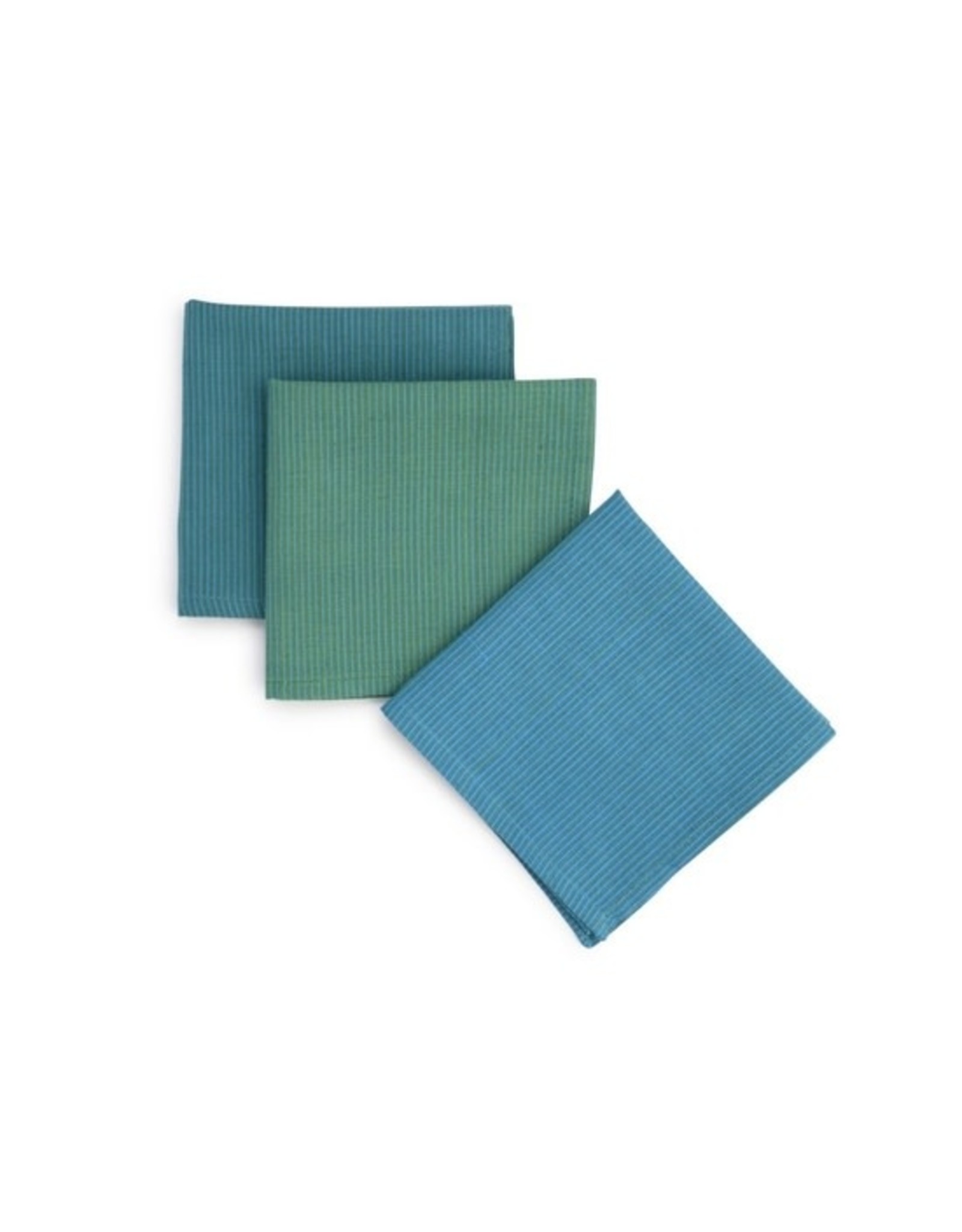 9 x 9 Cotton Handkerchief Charlotte, SET of 3, India