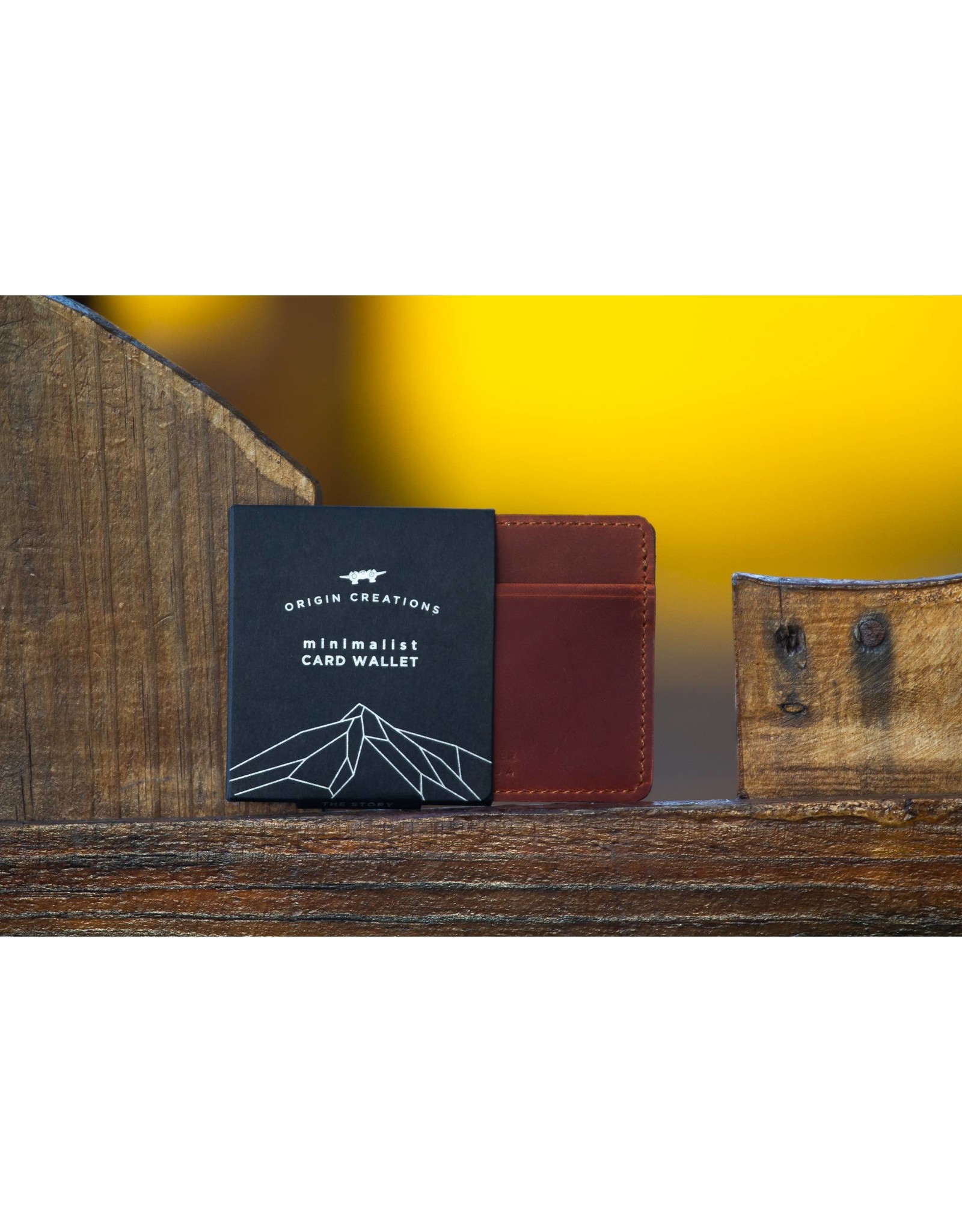 Trade roots Leather Card Wallet, Saddle Brown, Nicaragua