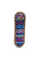 Trade roots Fabric and Stitch Leather Mezuzah, Guatemala