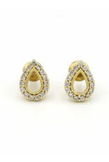 Trade roots Sparkle Teardrop Studs, India