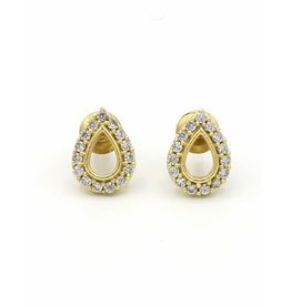 Trade roots Sparkle Teardrop Studs, India