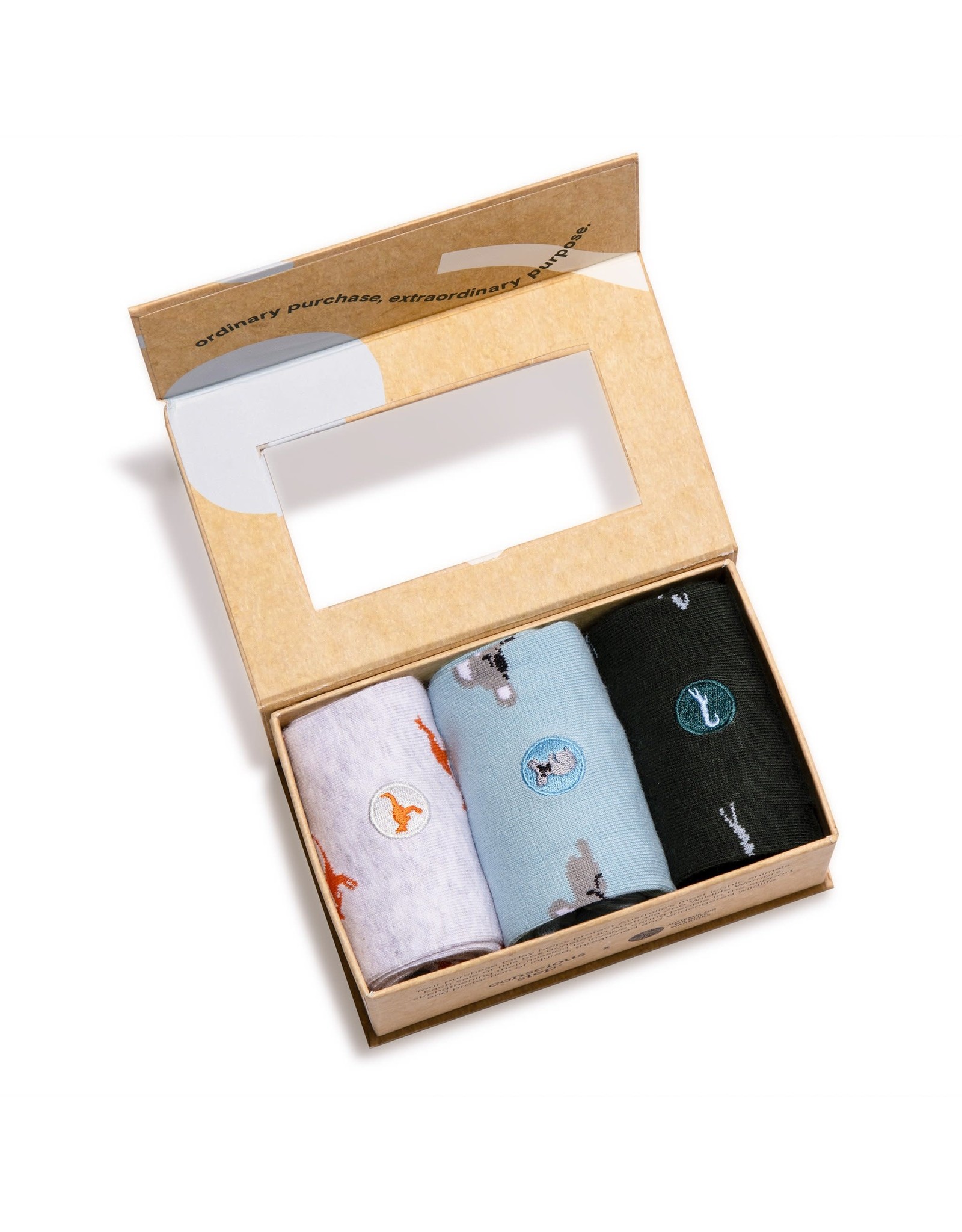 Boxed Set of Socks, Protects Ocean