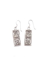 Trade roots Stamped Spirit Earrings,  Thailand