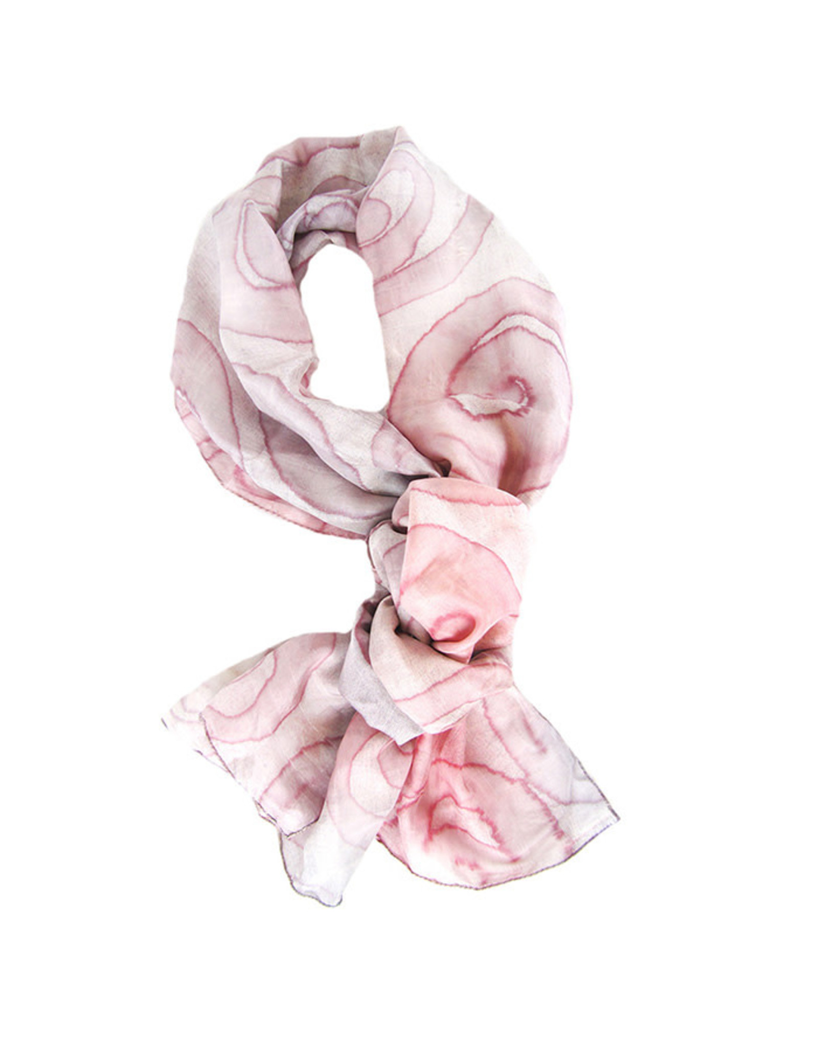 Trade roots Pink Gogo Scarf, India