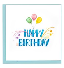 Nouveau Birthday Quill Card