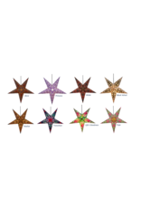 Trade roots Om Paper Star Lantern - India