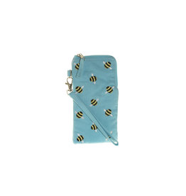 Trade roots Bee Glasses Case, Blue, Vietnam Trade roots Bee Glasses Case, Blue, Vietnam