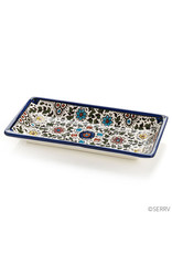 Trade roots Ceramic Rectangle Tray, West Bank