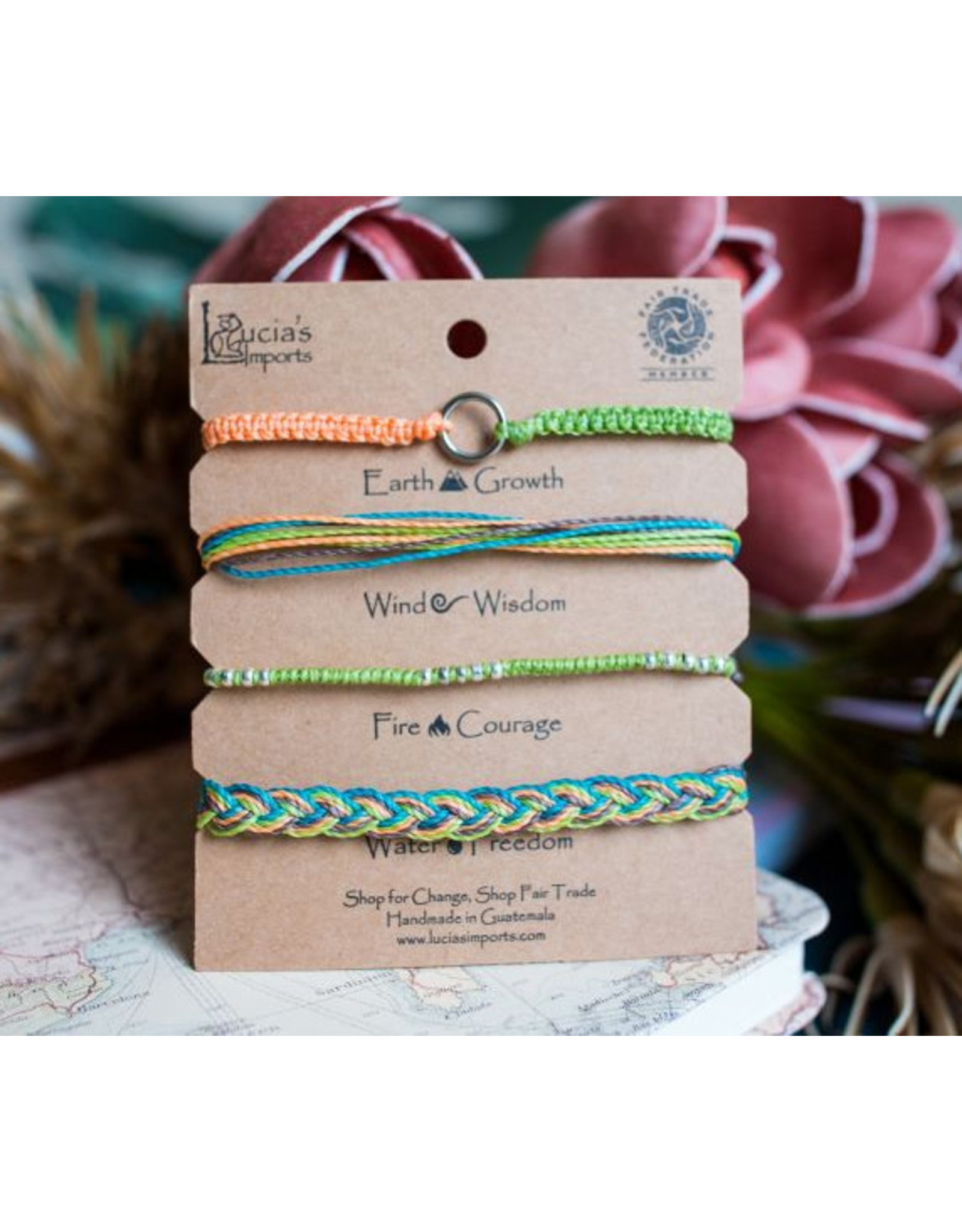 Elements Carded Bracelet Set - Several Colors Available — World Cup Cafe &  Fair Trade Market