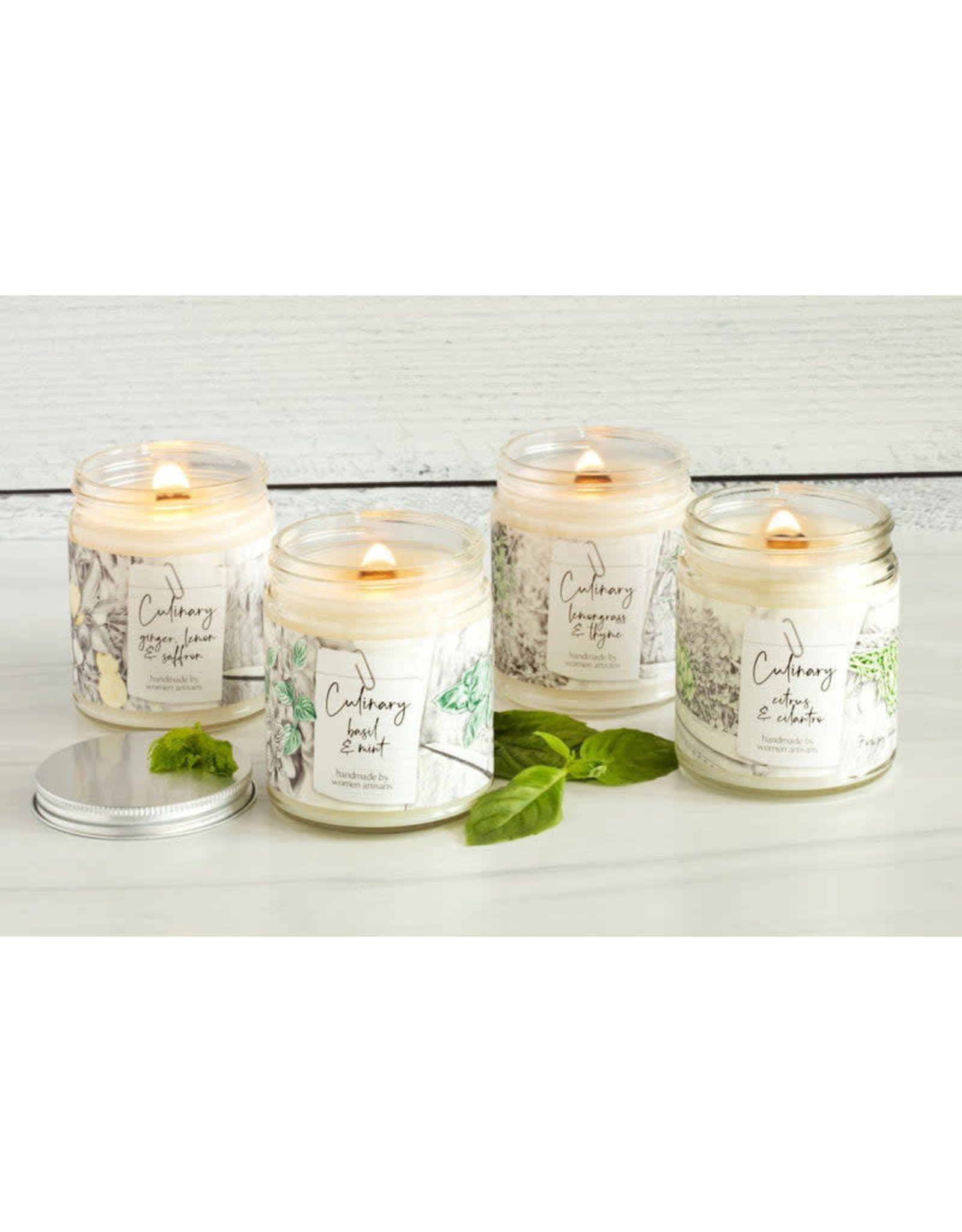 Trade roots Culinary Glass Soy Candles