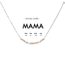Trade roots Morse Code Gold Filled Necklace, Thailand