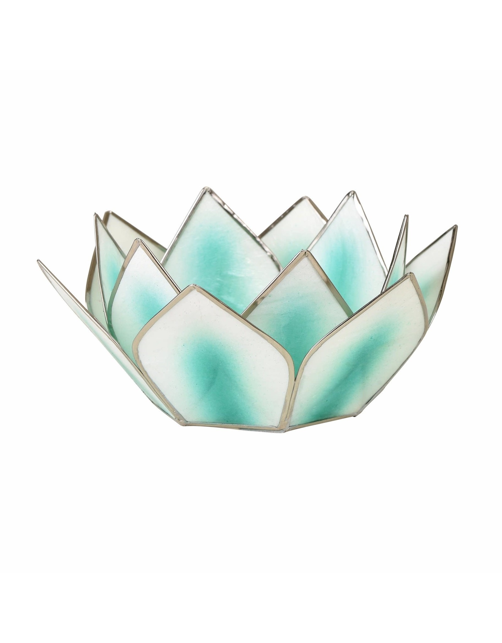 Trade roots Mini Capiz Dahlia Tea Light Holder, Philippines