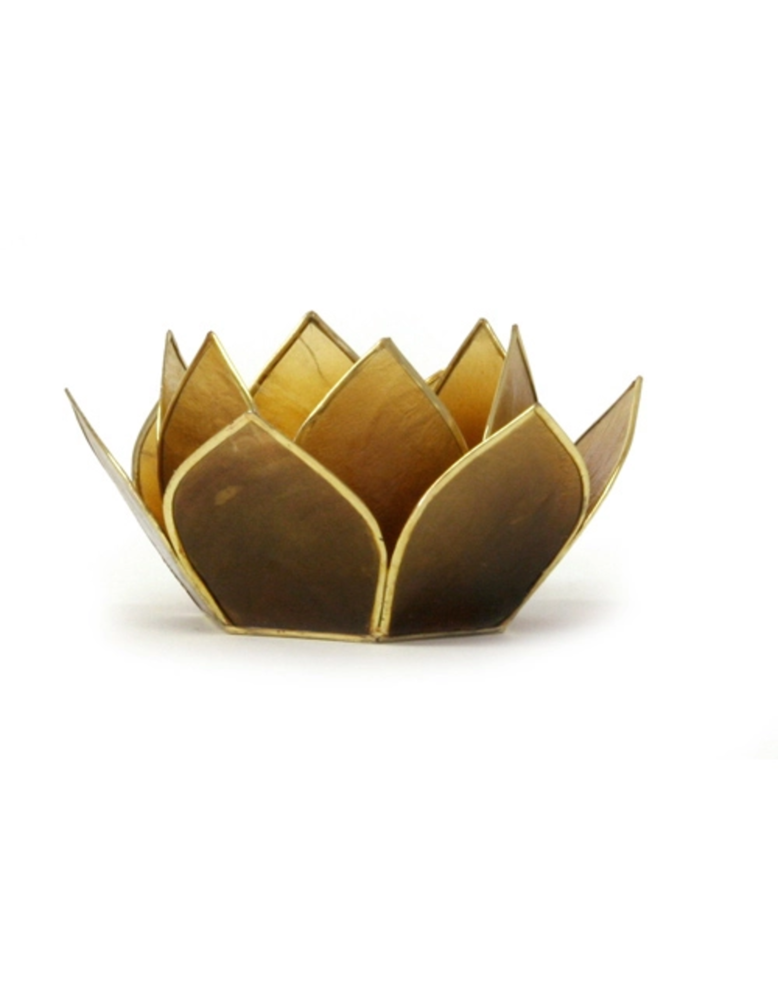 Trade roots Mini Capiz Dahlia Tea Light Holder, Philippines