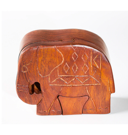 Trade roots Elephant Puzzle Box