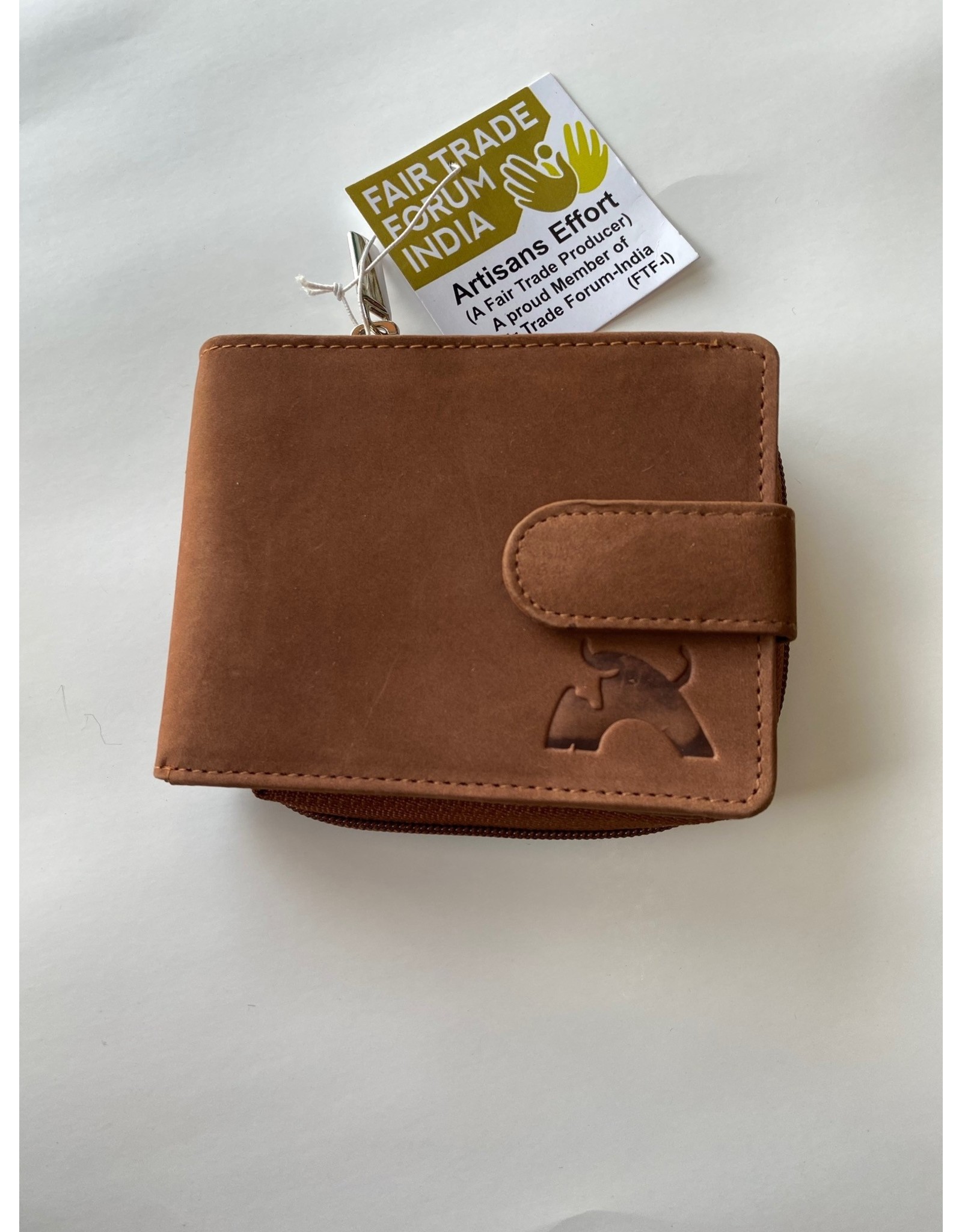 Leather Wallet Button Closure, India