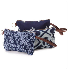 Trade roots Indigo Print Pouch, Thailand