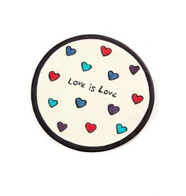 Love is Love Round Plate, Kenya