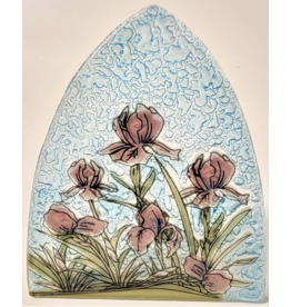 Trade roots Hand Blown Glass Nightlight Iris, Ecuador