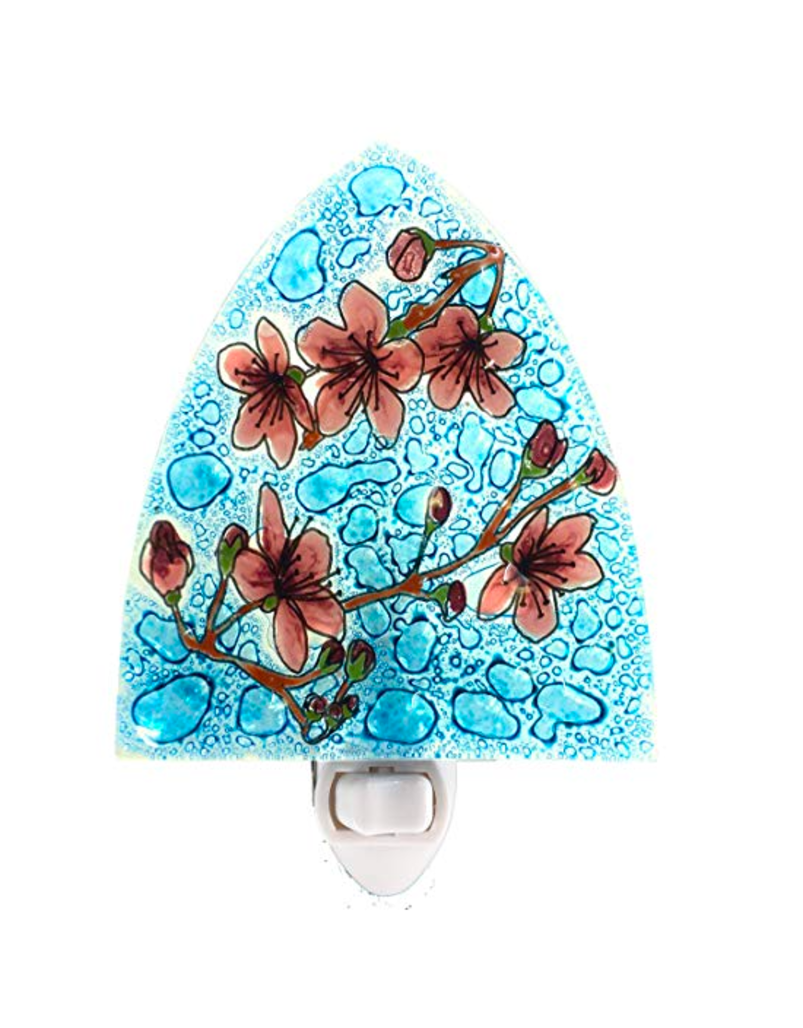 Trade roots Glass Night light Cherry Blossom, Ecuador