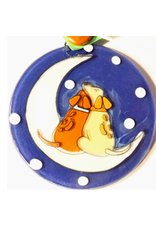Trade roots Dogs on the Moon Ornament
