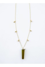 Trade roots Kendall Necklace, Green, India