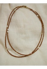 Amber Beaded Necklace, India