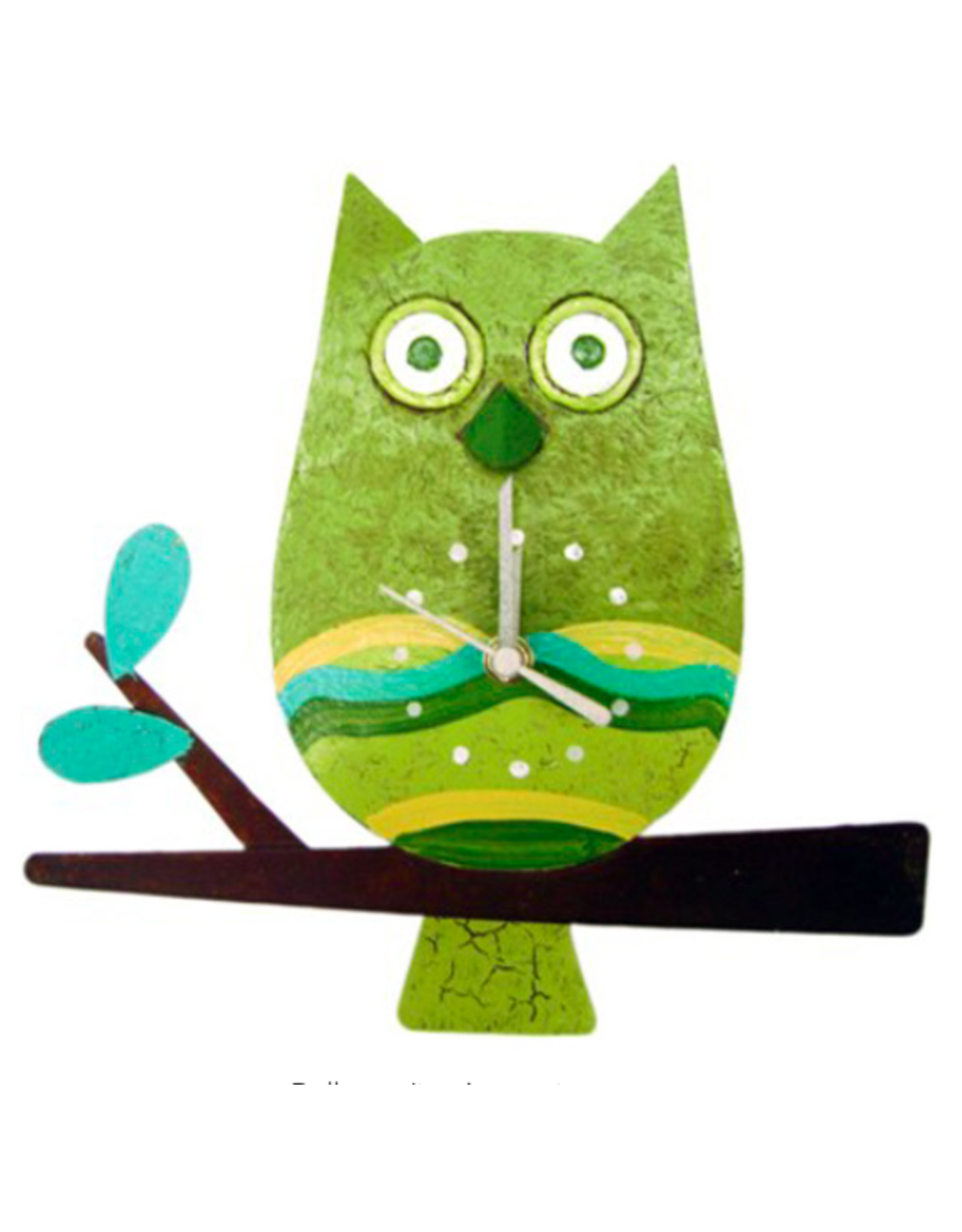 Trade roots Colombia, Silly Clock Green Owl